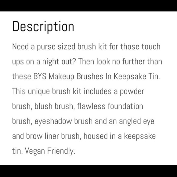 🦋 5 PIECE BUTTERFLY MAKEUP BRUSH SET 🦋 - Picture 5 of 6